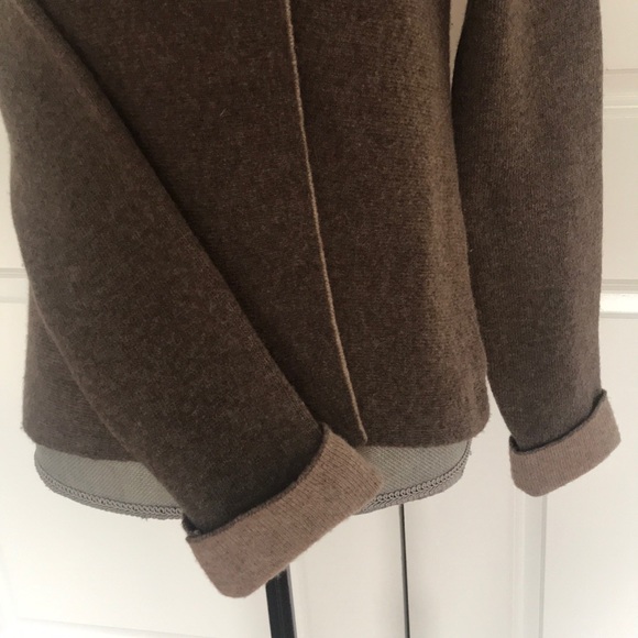 NWOT Chiaramenta Sweater with Leopard collar - Picture 4 of 8